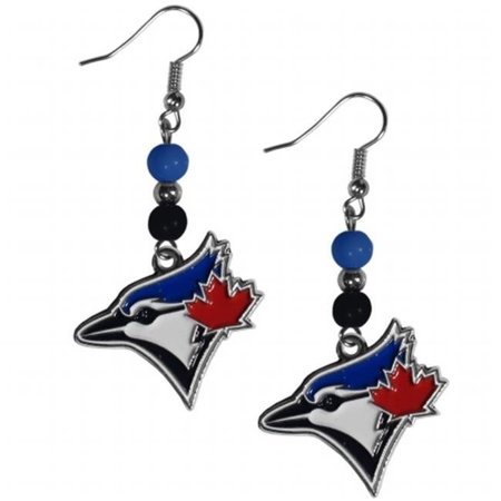 SISKIYOUSPORTS Siskiyou Sports BBDE020 MLB Toronto Blue Jays Fan Bead Dangle Earrings BBDE020